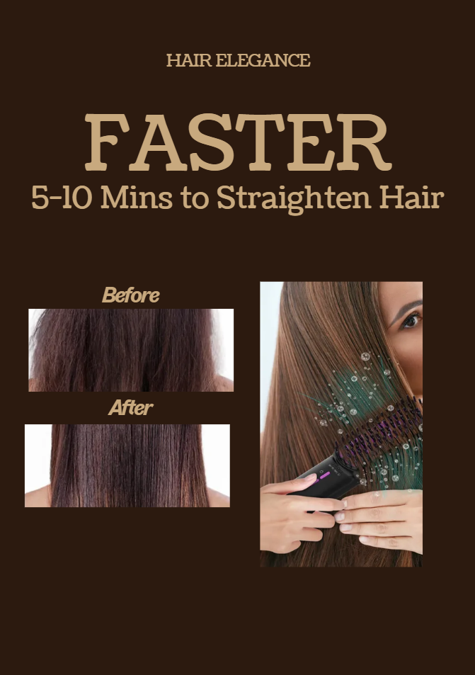 Hair Straightener Brush