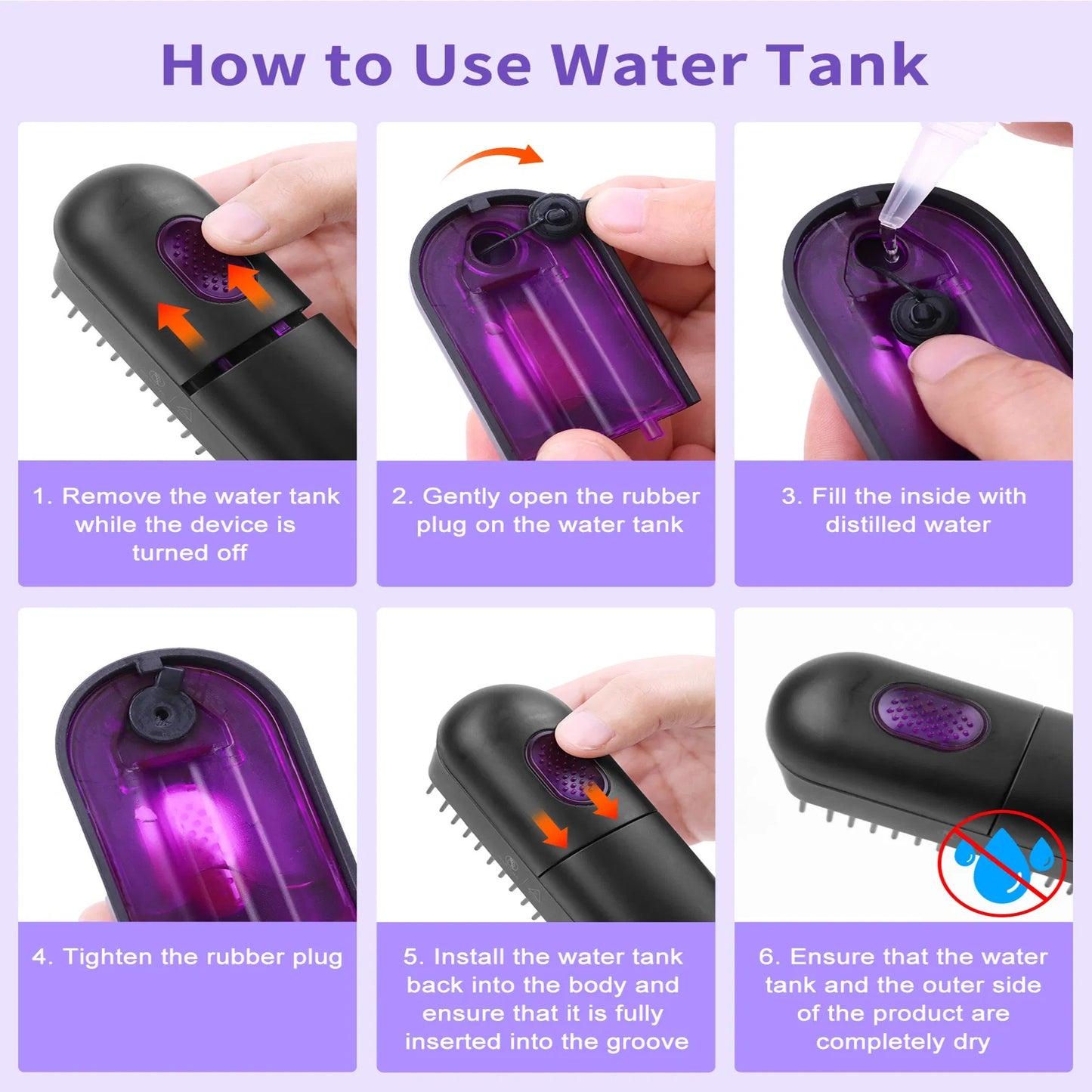 Hair Straightener Brush